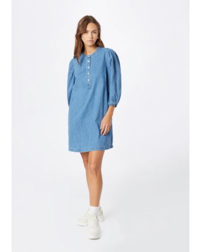 Džínsové šaty Gap modrá