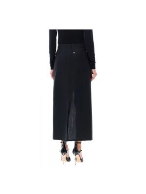 Długa spódnica z wysoką talią Givenchy czarna