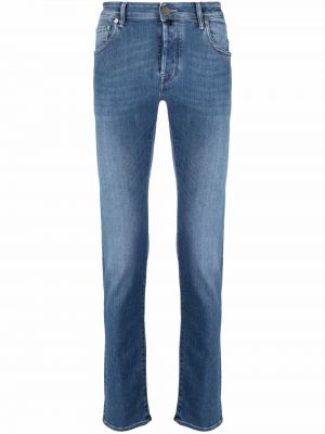 Slank lav midje skinny jeans Incotex blå