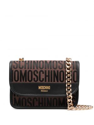 Τσάντα χιαστί με σχέδιο Moschino