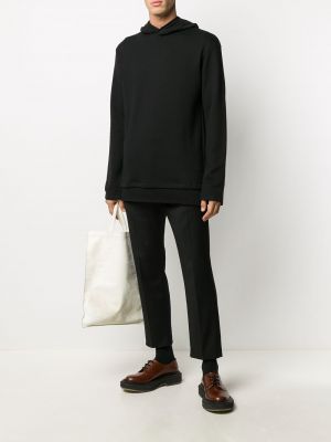 Sudadera con capucha Yohji Yamamoto negro