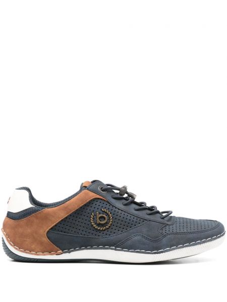 Nubuck sneakers Bugatti blå