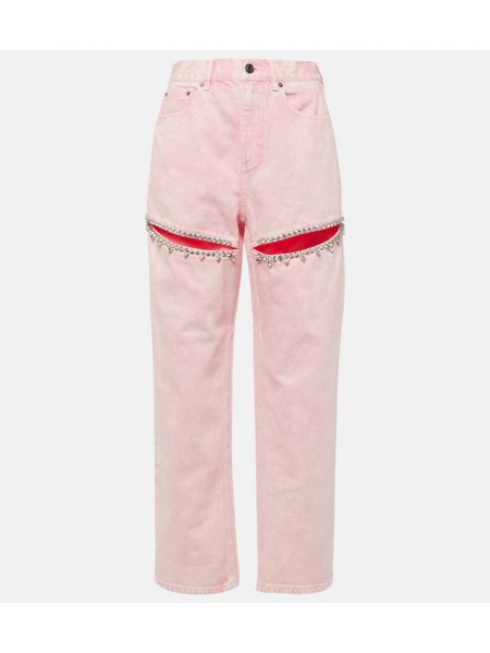 Herzmuster straight jeans Area pink