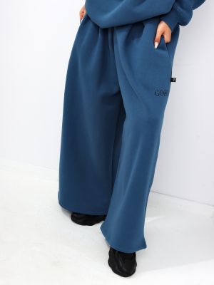 Voľné teplákové nohavice Fasardi modrá