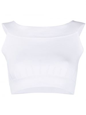 Crop top Alexander Mcqueen hvit