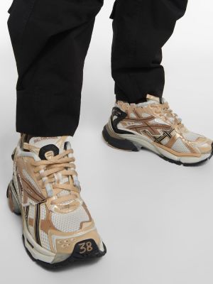 Δερμάτινα sneakers από δερματίνη Balenciaga μπεζ