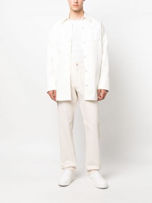 Sirged teksapüksid Versace valge