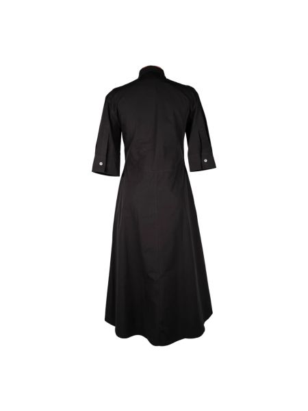Sukienka midi bawełniana Studio Nicholson czarna