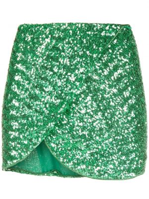 Mini spódniczka z cekinami Oséree zielona