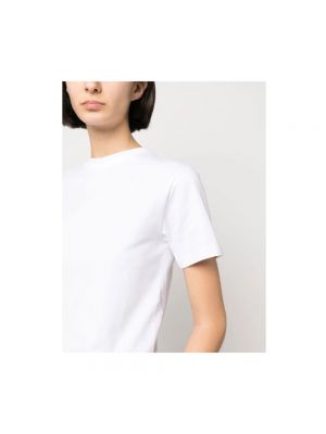 Camiseta de algodón de cuello redondo Armarium blanco