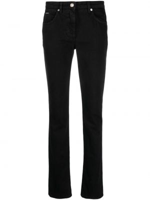 Slim fit skinny džíny s oděrkami Dolce & Gabbana černé