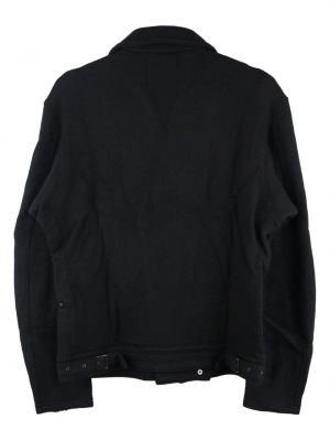 Plstěná bunda Yohji Yamamoto černá