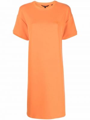Рубашка платье с принтом Armani Exchange, оранжевый