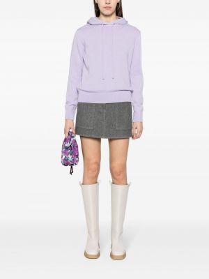 Džemperis ar izšuvumiem ar kapuci Mc2 Saint Barth violets