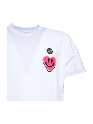 Camiseta de algodón con corazón Philipp Plein