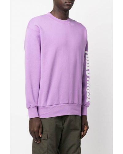 Sweatshirt mit print Aries lila