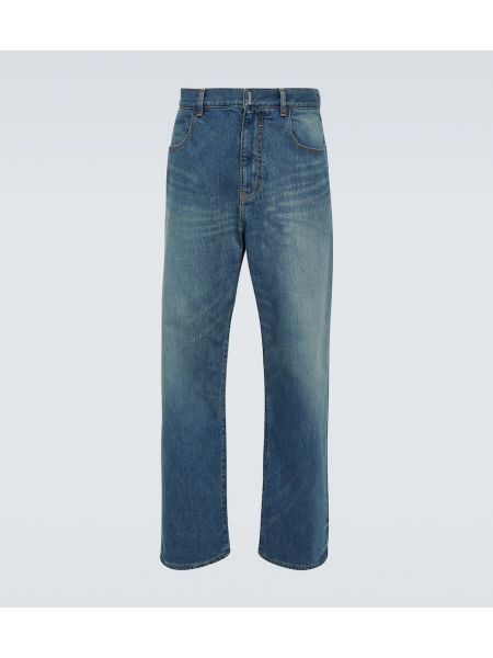 Straight leg jeans baggy Givenchy blu