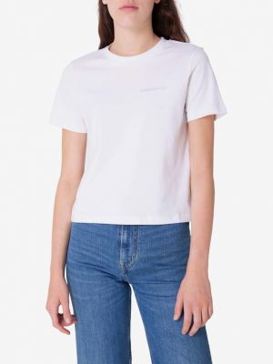 Biała koszulka Calvin Klein