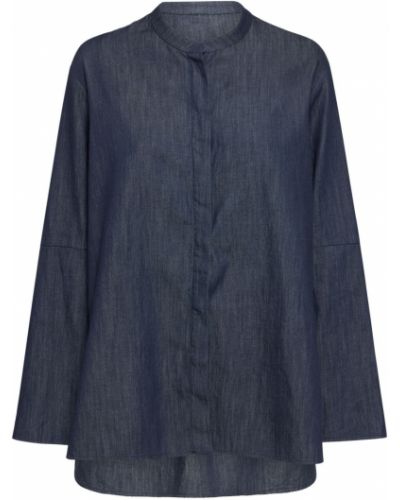 Bavlnená košeľa 's Max Mara modrá