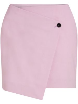 Φούστα mini Karl Lagerfeld ροζ