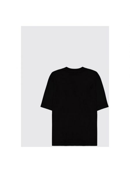 Camiseta de algodón Laneus negro