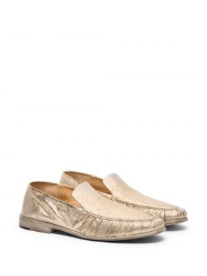Nahast loafer-kingad Marsell kuldne