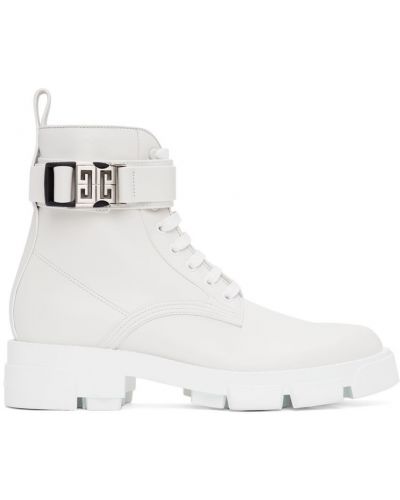Ботинки с пряжкой Givenchy, белые