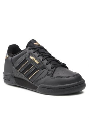 Ниски обувки на райета Adidas черно
