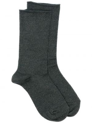 Pletené kašmírové ponožky Brunello Cucinelli zelené