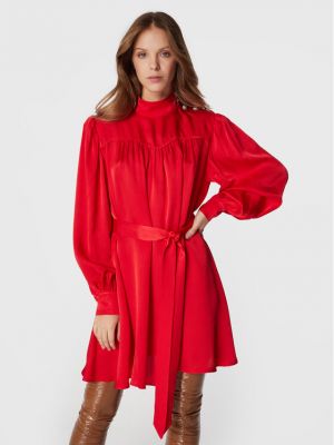 Коктейлна рокля Custommade червено