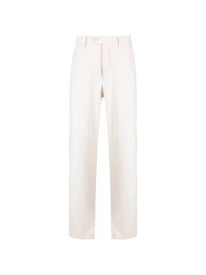 Pantalones chinos de algodón Caruso beige
