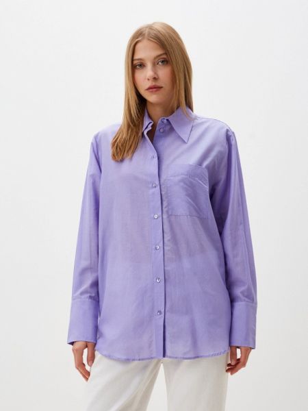 Рубашка Baon фиолетовая
