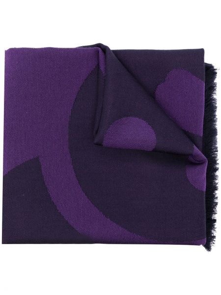 Bufanda con estampado con estampado abstracto Kenzo violeta