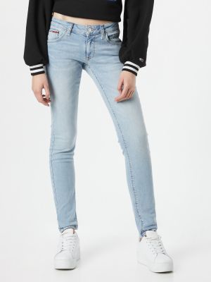 Дънки skinny fit Tommy Jeans светлосиньо