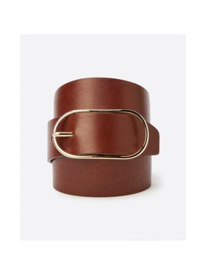 Cinturón de cuero Maison Boinet marrón
