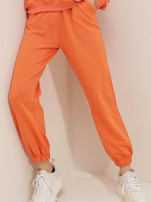 Спортни панталони Trend Alaçatı Stili оранжево