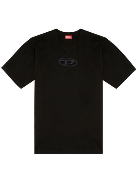 Pamučna majica Diesel crna