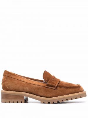 Křišťálové loafers Jimmy Choo hnědé