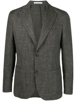 Tweed lang blazer Eleventy grønn