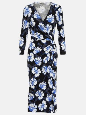 Virágos midi ruha Diane Von Furstenberg