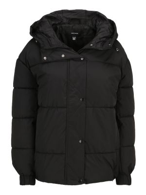 Priliehavá prechodná bunda na zips s kapucňou Vero Moda Tall - čierna