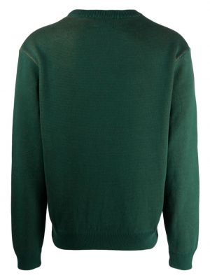 Kokvilnas džemperis Palmes zaļš
