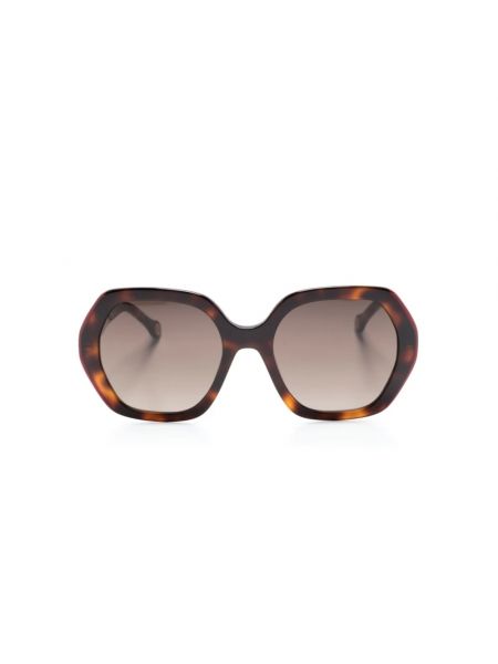 Okulary przeciwsłoneczne Carolina Herrera brązowe