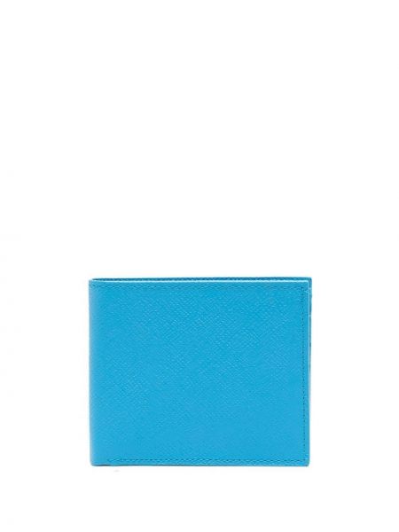Usnjena denarnica Leathersmith Of London modra