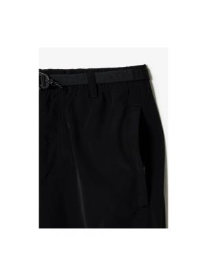 Pantalones cargo impermeables Lacoste negro