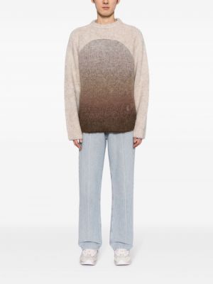 Pullover mit farbverlauf mit rundem ausschnitt Erl