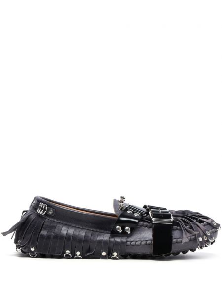 Læder loafers 13 09 Sr grå