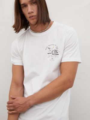 Тениска с дълъг ръкав с принт Ps Paul Smith бяло