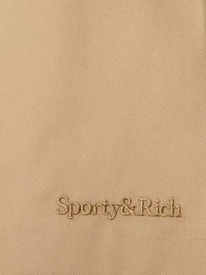 Fustă plisată Sporty & Rich bej