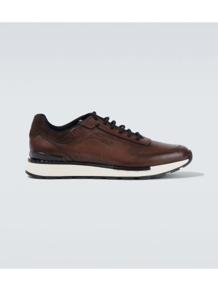 Læder sneakers Berluti brun